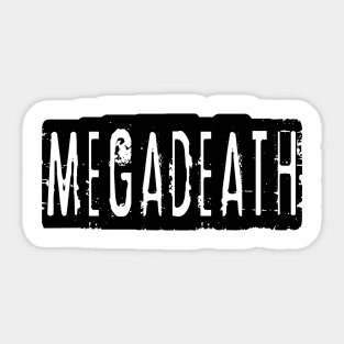 megadeath Sticker